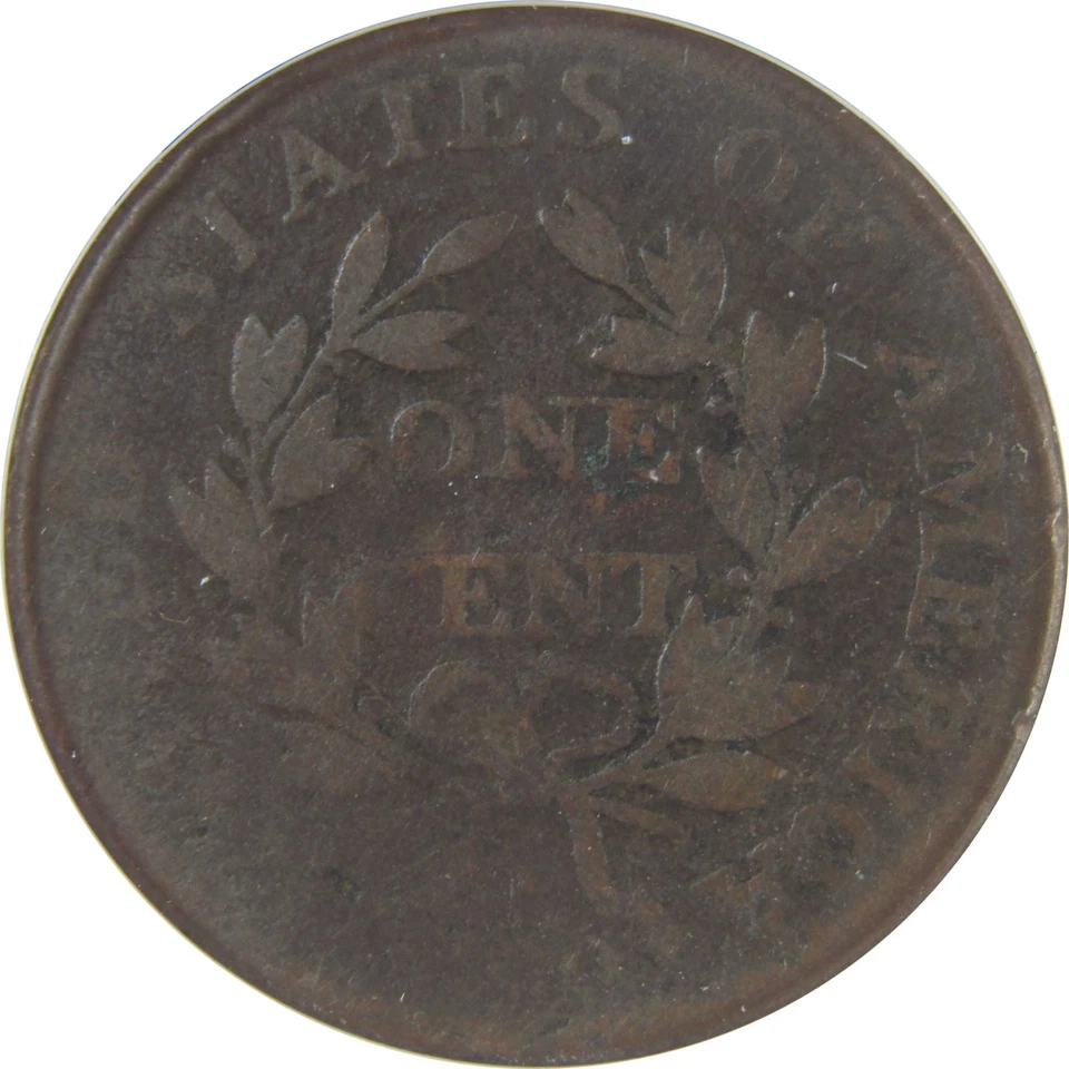 1807 Draped Bust Large Cent G 4 ANACS Rotated Die Error SKU:CPC1195 - Image 4 of 4
