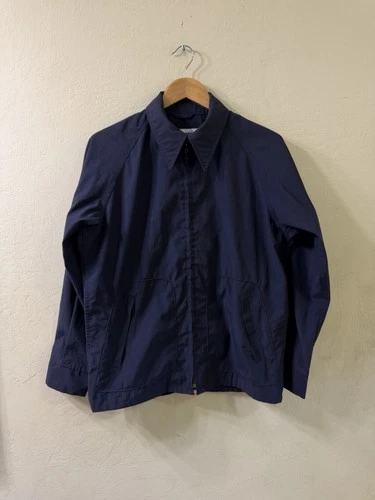 Vintage McGregor Drizzler Jacket Size 40 Loop Collar Blue Water Repellent USA - product listing photo