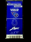 Johnathan Taylor Signed Commemorative Ticket /5 Indianapolis Colts Metabilia COA