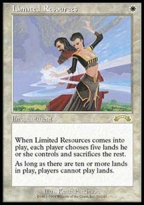 Limited Resources - Medium Play MTG Exodus