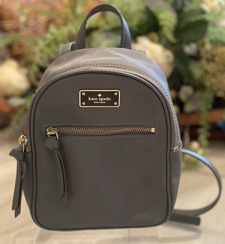 Kate Spade New York Bradley Mini Backpack Smokey Pearl (gray) P1