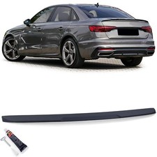 Für Audi A4 B9 Limo 2015-2019 Heckspoiler Spoilerlippe Sport Optik Schwarz Matt