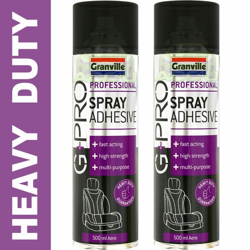 6 x G+PRO 1091 Professional Multi Purpose Heavy Duty Spray Adhesive Glue Cans - Picture 3 of 7