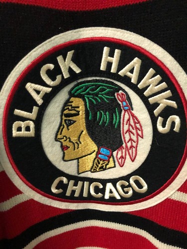 TOTALMENTE NUEVO CCM CANADA CHICAGO BLACKHAWKS HERENCIA SUÉTER DE LANA JERSEY XL - Imagen 3 de 14