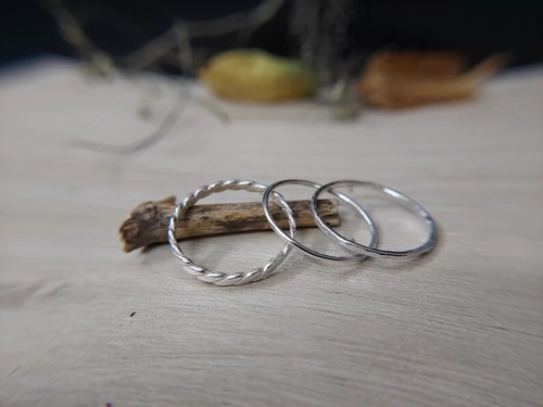 Solid 925 Sterling Silver Band &Statement Meditation Handmade Ring All size-D-59 - Picture 3 of 12