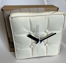 Barcelonatime Barcelona Chair Pillow Battery Wall Clock Luft 2002 by Semk Design