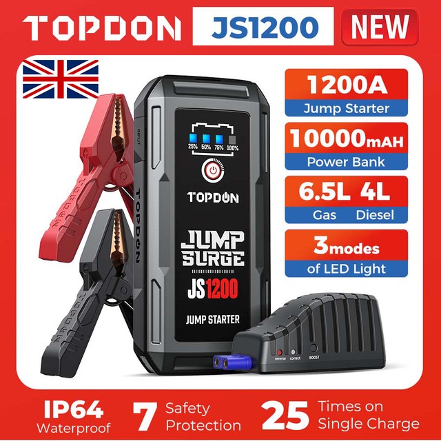 TOPDON JS1200 1200A Car Jump Starter for sale online eBay