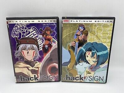 hack SIGN Ver 01 Login (DVD, 2003, Dot Hack, Anime, Platinum Series)  Canadian 669198221095