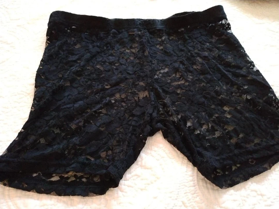 Red Polka Dot Mini Skirt with Black Pantaloons - Image 3 of 3