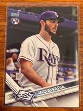 2017 Topps Update/Highlights Photo Variation #US240 Jacob Faria Free Shipping
