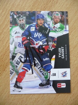 DEL 2022/23 Tyler Gaudet #244 original signiert