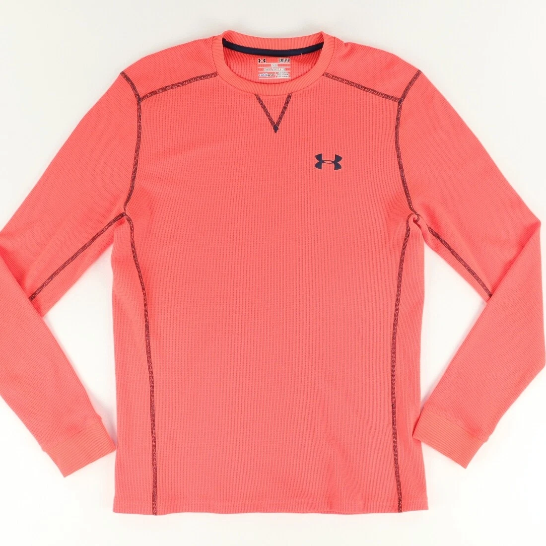 Under Armour Coldgear Loose Thermal Solid Long Sleeve Shirt Orange Men's S