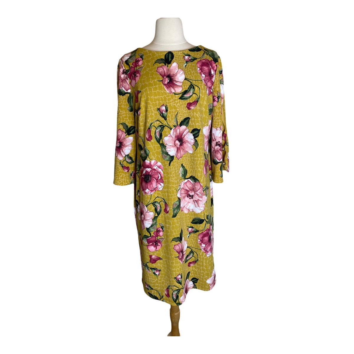 yellow butterfly dress Yellow Butterfly Hi-Lo Midi Dress (M) – Shopfranklinjay main image 0
