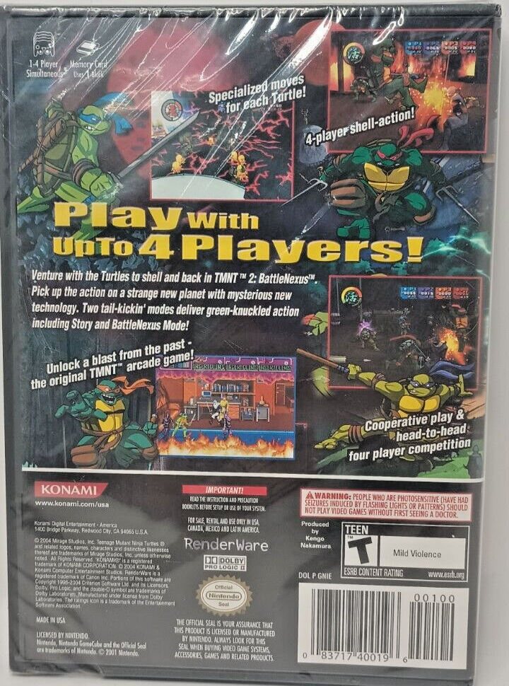 Teenage Mutant Ninja Turtles 2: BattleNexus (Nintendo GameCube