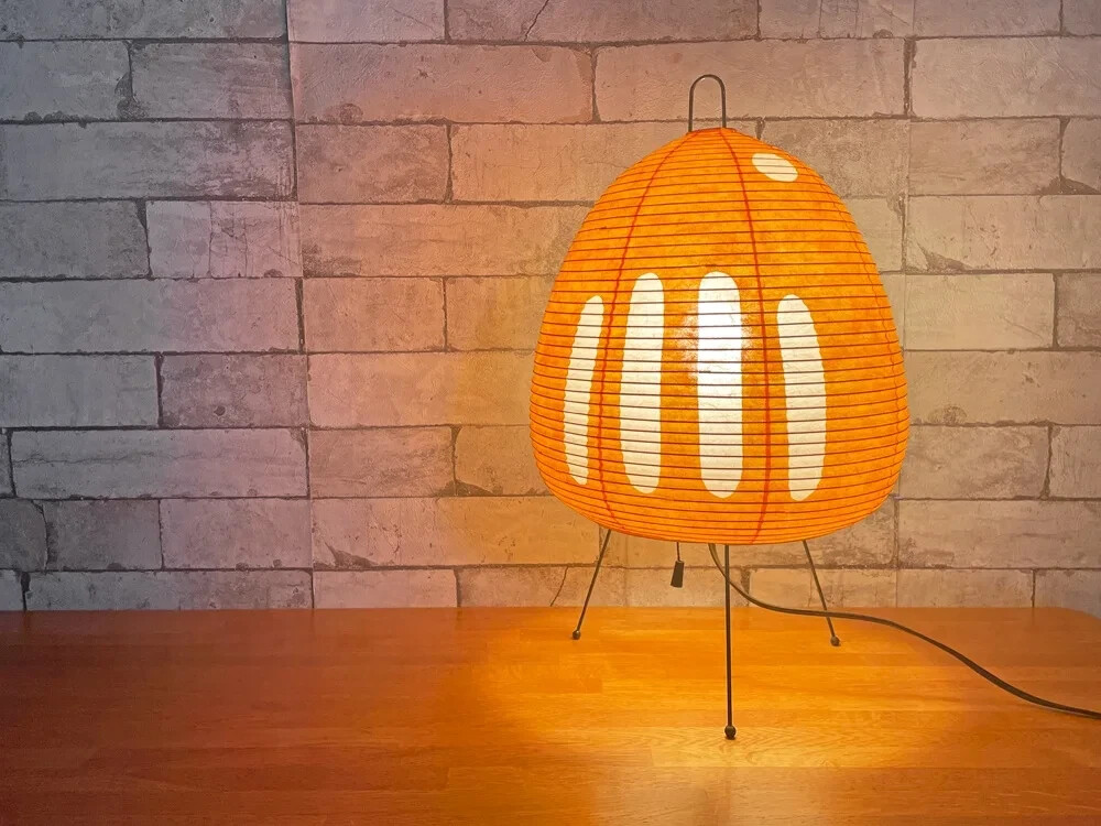 Isamu Noguchi AKARI 1AY Table Lamp Authentic Japanese Washi Paper