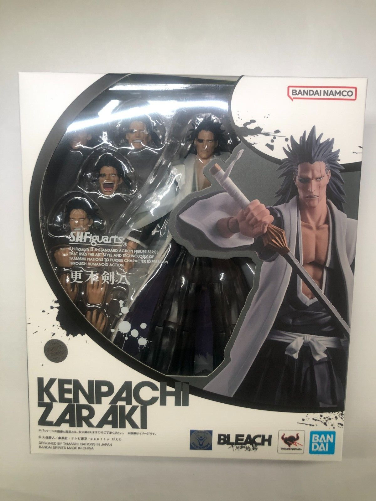 Figura de acción S.H.Figuarts Kenpachi Zaraki Bleach Bandai SHF SH juguete manga anime