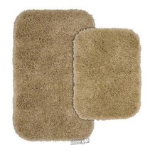 Garland Rug Serendipity 2-pc. Shaggy Bath Rug Set Taupe
