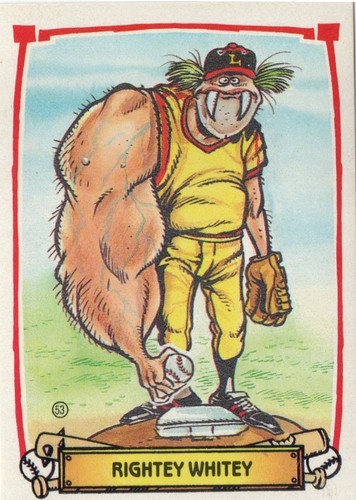 Baseball Awesome All Stars Gross Outs 1988 Individual Trading Cards & Sticker - Picture 54 of 115