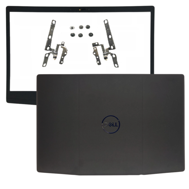 New For Dell G3 15 3590 LCD Back Cover & LCD Front Bezel & Hinges & Screw