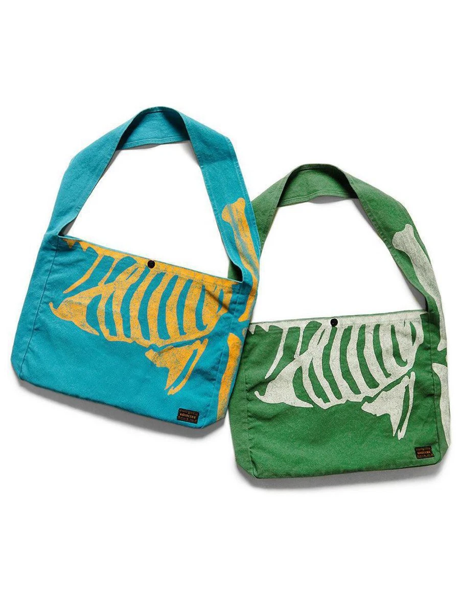Kapital Canvas BOOK BAG BONE pt Time Sale eBay