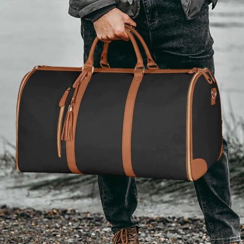 Large Travel Suit Garment Bag Gym Weekender Carry On Shoulder Duffle Convertible - Picture 4 of 16