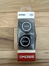 Koss KSC21K 50 Hz to 18 kHz 101 dB Stereo Black Sports Clip Headphone 4 ft.