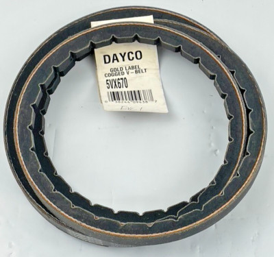 Dayco 5VX670 GOLD LABEL Accessory Drive Belt V-Belt Cogged ; 5/8'' x 67''