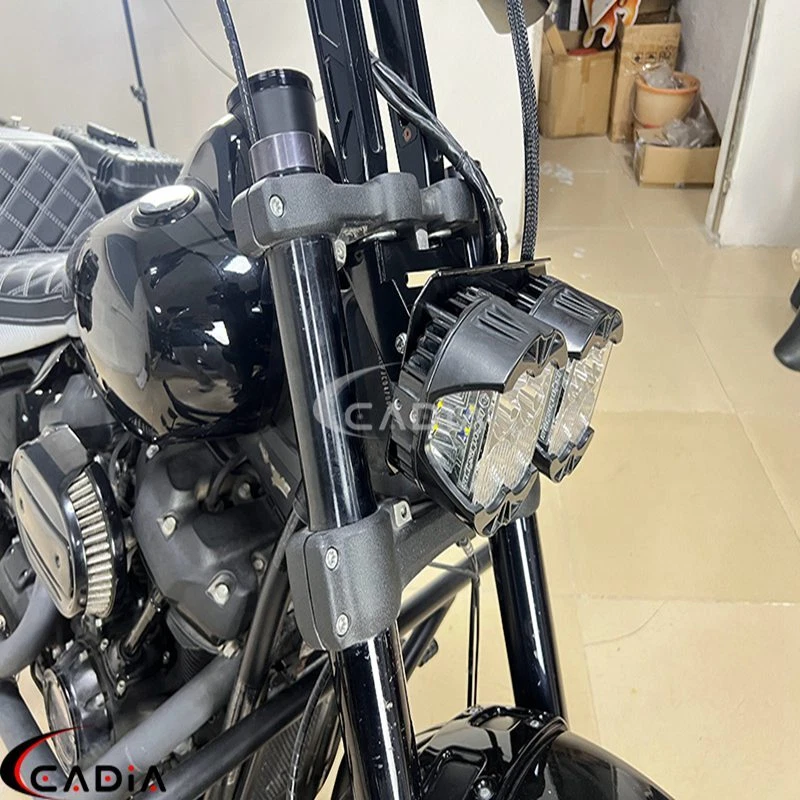 Kit de soportes de faros Ajusta Baja Dual LP4 Light Para Harley Fat Bob FXFB/S Foto 4 de 4