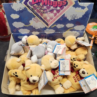 Vintage Mary Meyer Plush Lil Huggs Display And Plush New
