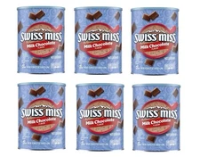 Swiss Miss Milk Chocolate Flavor Hot Cocoa Mix Canister, 45.68 oz. Pack of 6