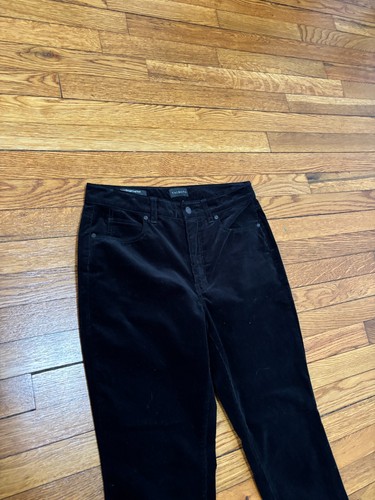 Talbots Women's Curvy Straight Leg Corduroy Pants Black Size 6P Petite 30x28 - Picture 2 of 7