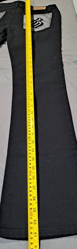 NWT Rocawear Women's Black Jeans Boot Cut Embroidered, Stretch, Stylish, Size 5 - 第 9/11 張圖片