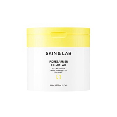 [SKIN&LAB] Porebarrier Clear Pad 150mL (70 pads)