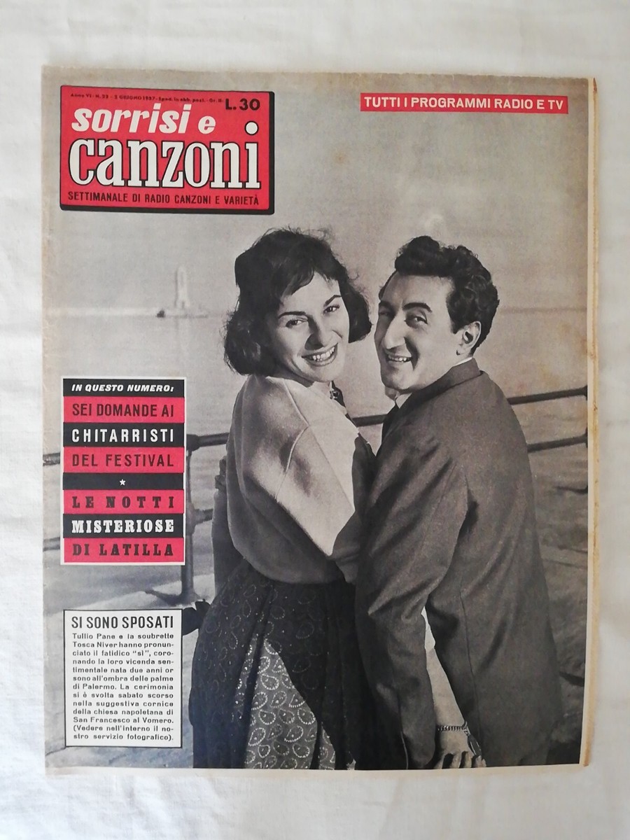 Sorrisi E Canzoni TV N°21 1957 - Festival De Naples - Marisa Del Frate