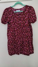 Old Navy Women's Sz Med Dress Pull Over Above Knee Multi Color Cotton