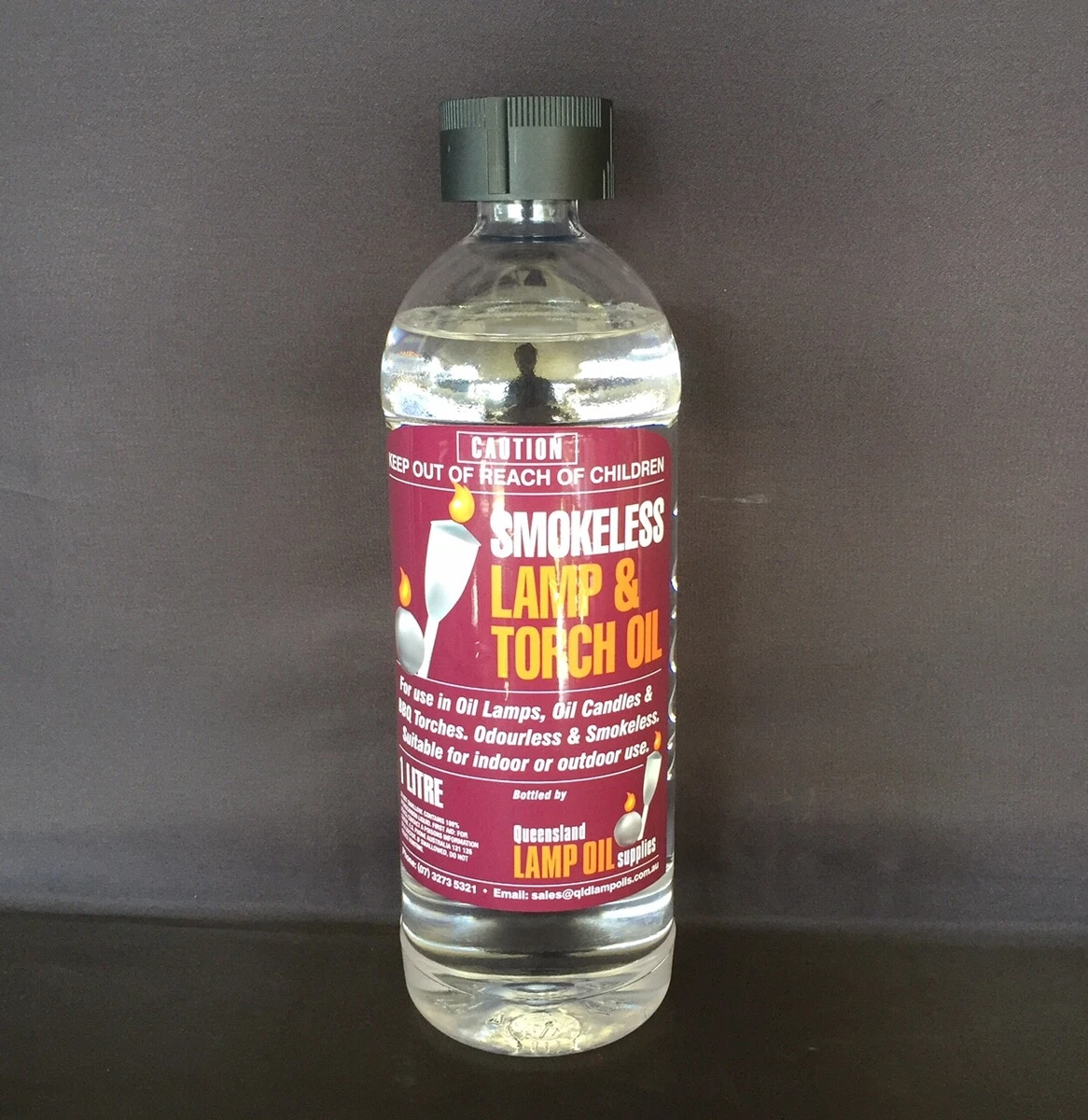 Lamp Oil 5 x 1 Lt Bottles Clear Smokeless Odourless for Oil Lamps Oil Candles