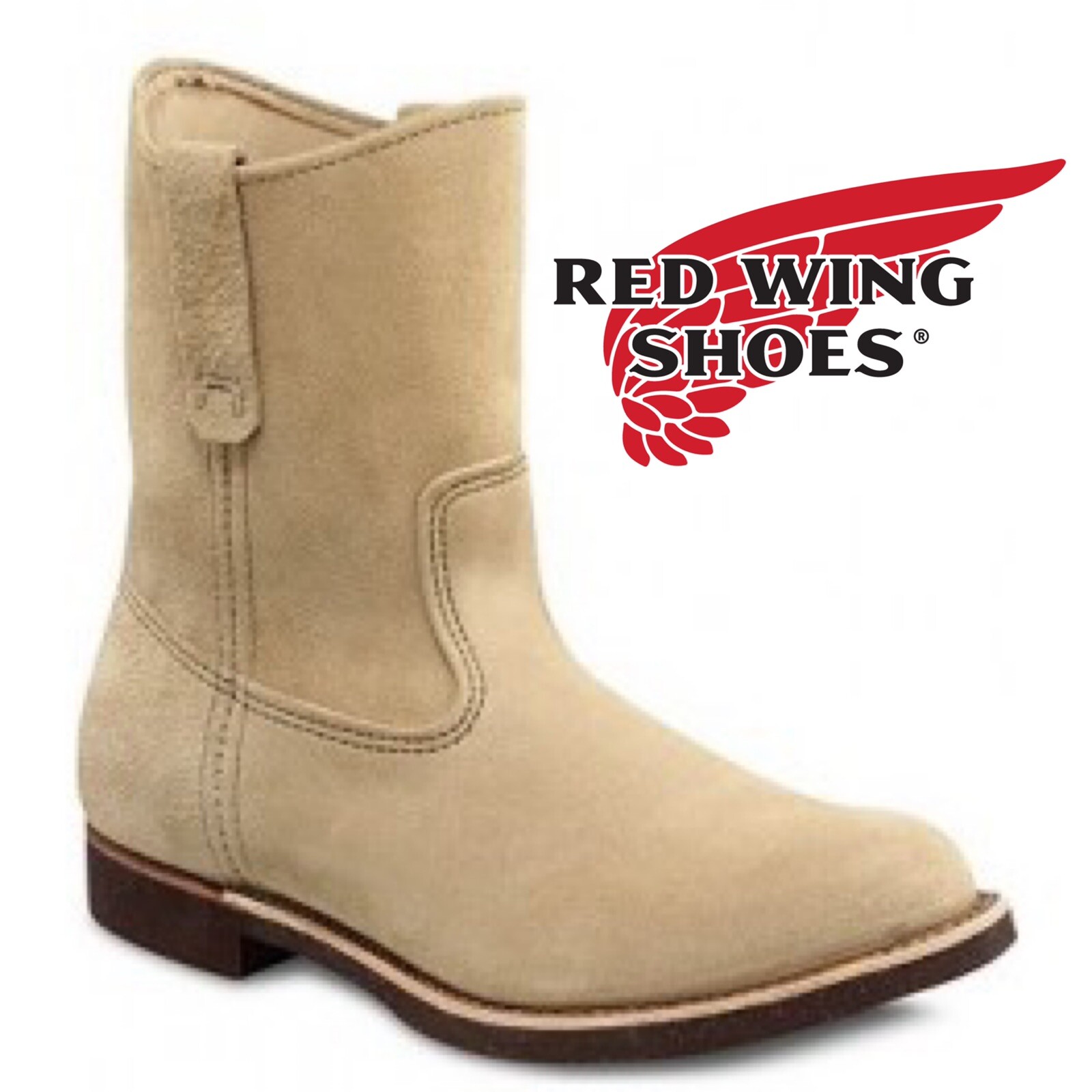 red wing pecos suede