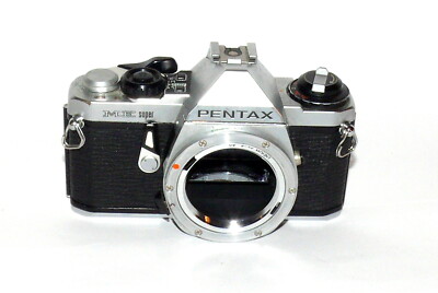 Pentax ME Super Asahi Vintage SLR Foto-Kamera Gehäuse ohne Objektiv Defekt 15253