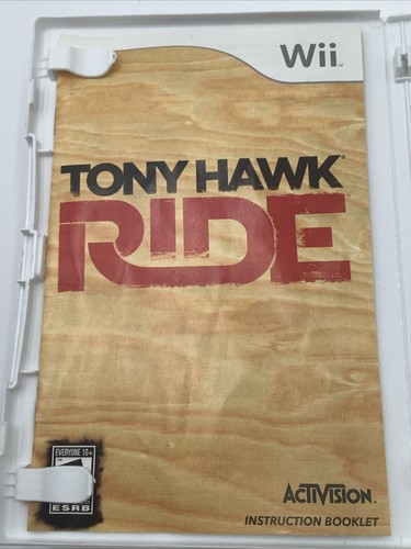 Tony Hawk: Ride (Nintendo Wii, 2009) Complete w/ Manual - Tested Working CIB - Picture 3 of 9