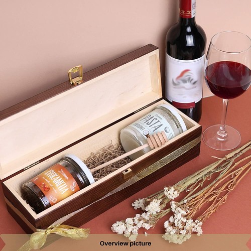 Weinkiste Holz Weinkisten aus Holz Flaschenbox aus Holz Weinbox für 1 Flasche - Bild 16 von 48