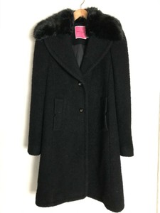 black boucle coat uk