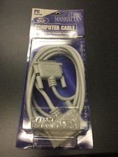 New Manhattan 10" Printer PARALLEL Cable DSUB 25 Male Cent 36 Male M/M 10-CP-MO