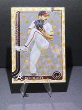 2025 Topps Series 2 Spencer Strider #579 Sun Holiday Foil Atlanta Braves