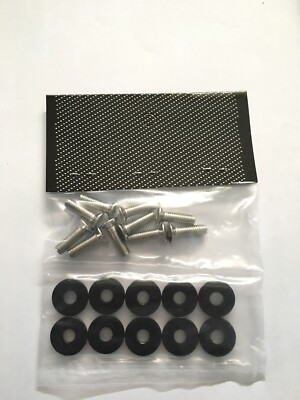 Enmoo 20 Pezzi In Alluminio Billet Parafango Paraurti Rondella Bullone Vano Moto - Foto 7