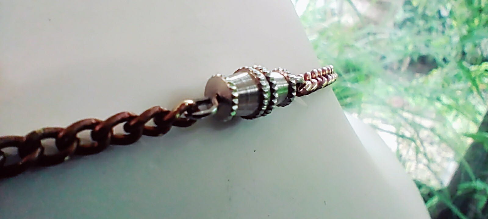 Copper Medallion Abalone Shell & Necklace - image 16