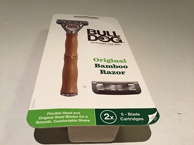 Bulldog Mens Skincare and Grooming Original Razors for Men With 2 Razor Blade...