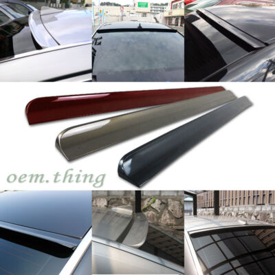 Painted Fit FOR Mercedes Benz E-Class W212 4D Rear Roof Window Sport Spoiler