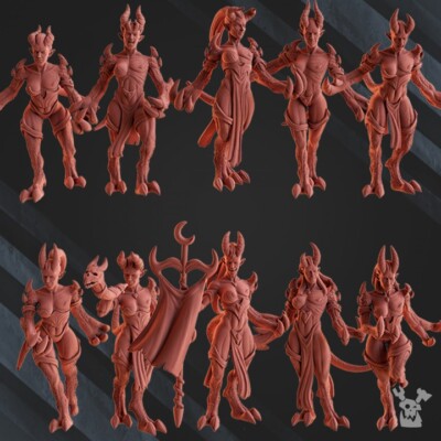 10er Set Pavaane Warriors DakkaDakka Store/Sci-Fi/Table Top Miniatur