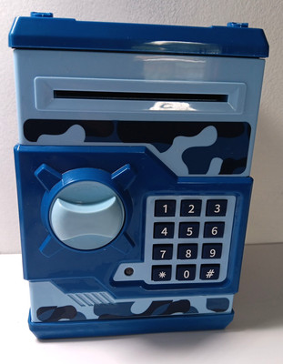 Electronic Piggy Bank Mini ATM Password Money Cash Coins Saving Box For Kids