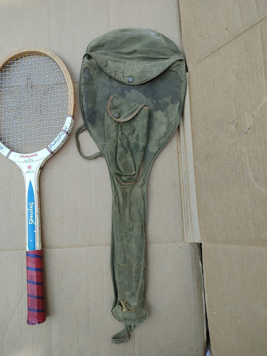 Vintage Spalding Young Star Tennis Racket Wood star with